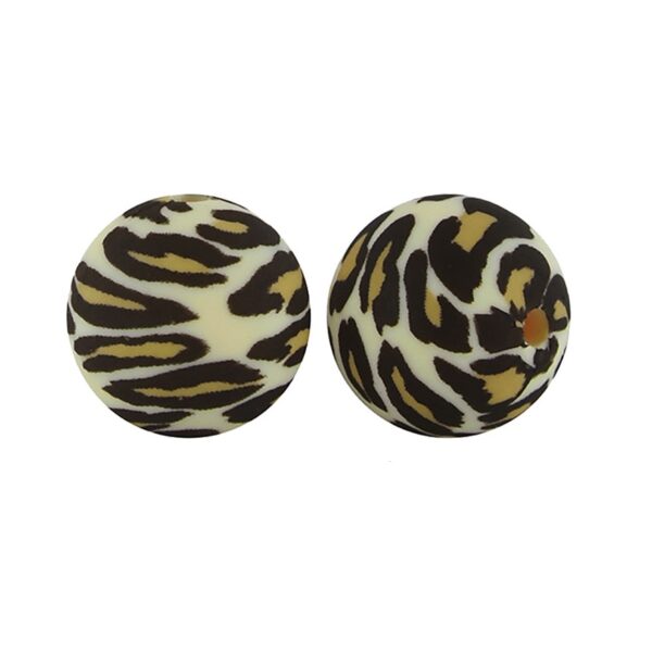 Bolas de silicona Leopardo 15mm