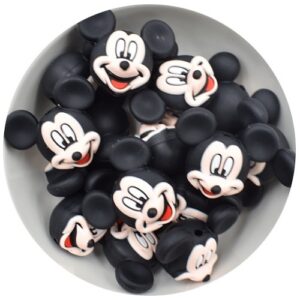Silikonperlen-3D Mickey
